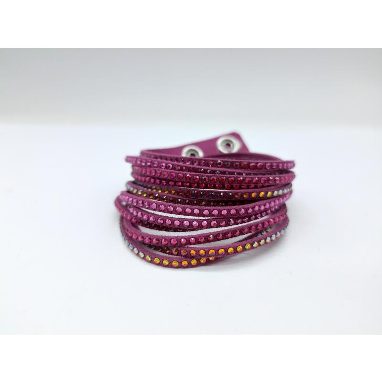 4819549 Bracciale swarovski slake fucsia