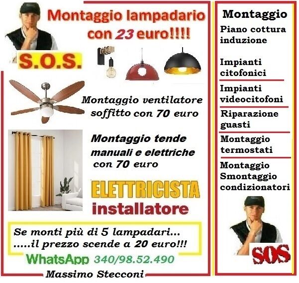 5174869 Montaggio tenda da interno ponte