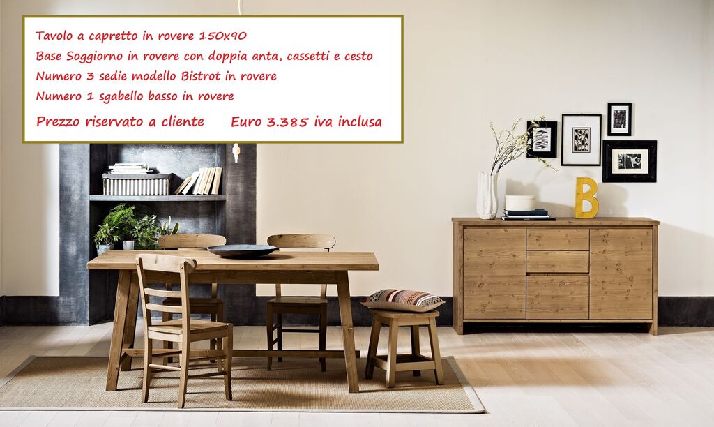 5293083 Zona giorno rovere